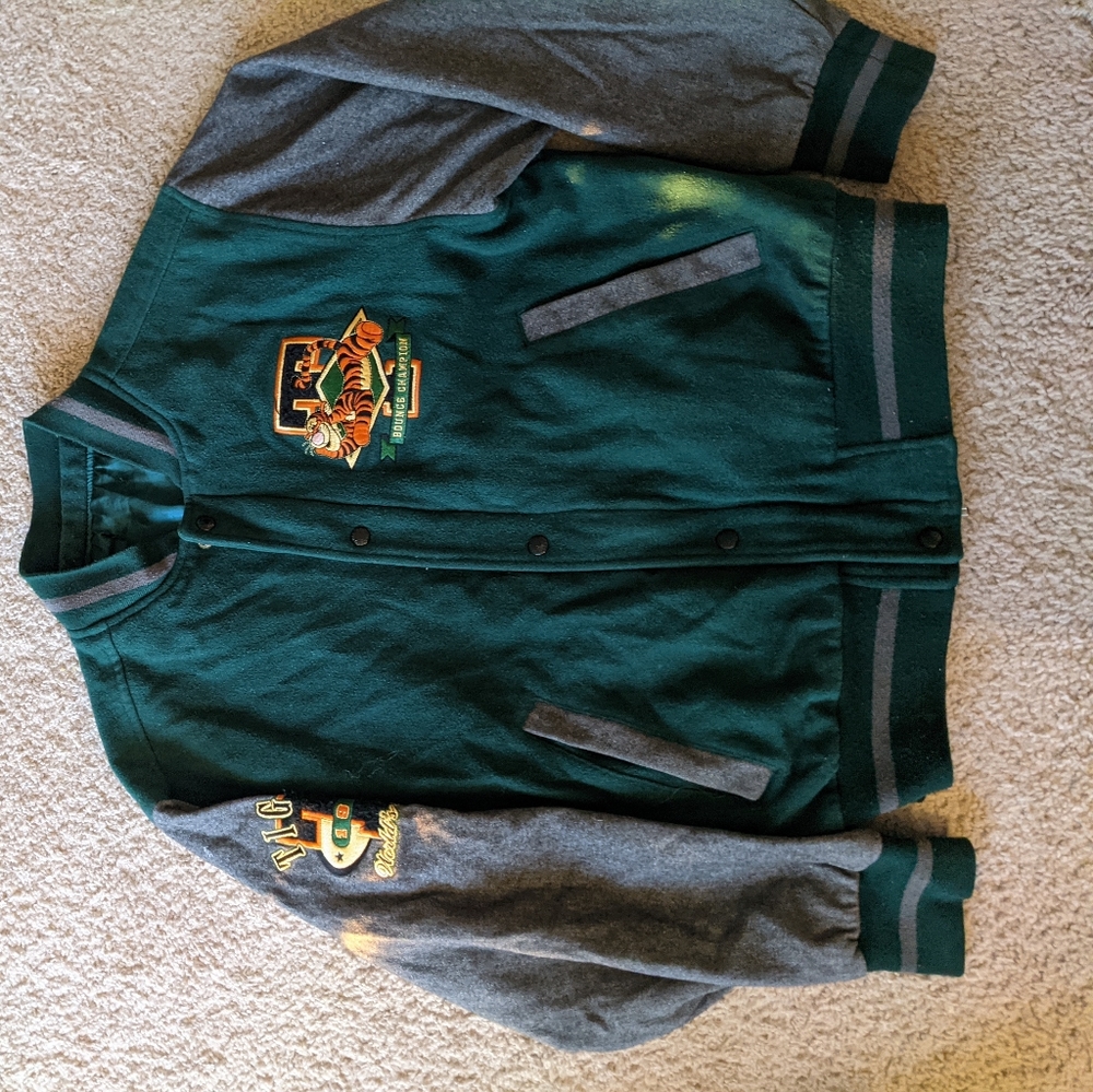Disney themed varsity jacket